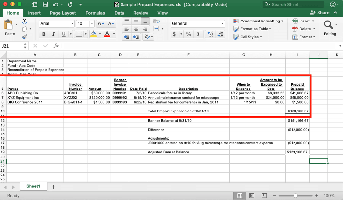 Amortization schedule in Excel